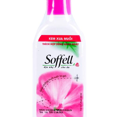 Soffell Kem Chống Muỗi Hương Hoa (C/60ml)