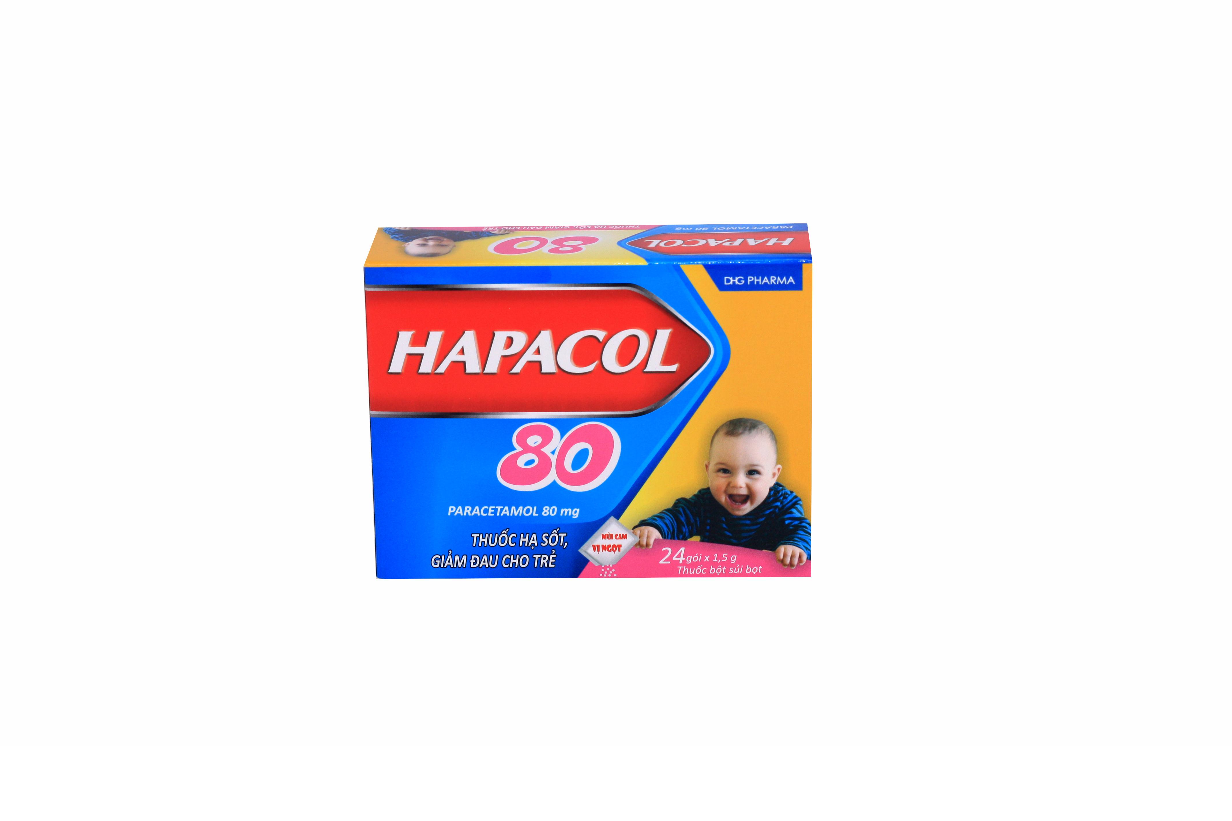 Hapacol 80mg (Paracetamol) DHG Pharma (H/24g)