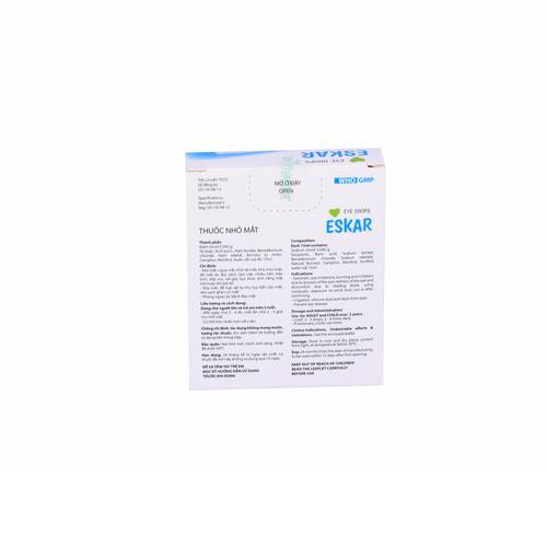 Nhỏ Mắt Eskar (Natri Clorid) Dược Khoa (Lốc/10c/15ml)
