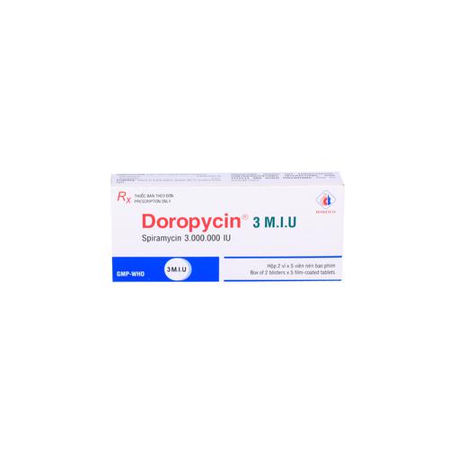 Doropycin 3 M.I.U (Spiramycin) Domesco (H/10v)