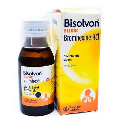 Bisolvon Syrup (Bromhexin) Boehringer Ingelheim (C/60ml)