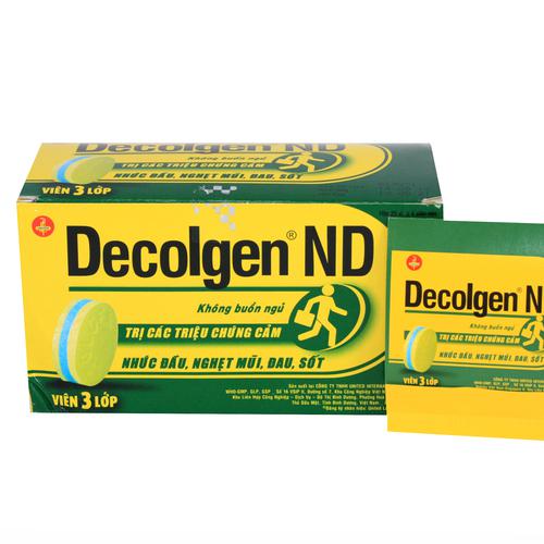 Decolgen ND (Paracetamol, Phenylephrin) United (H/100v)