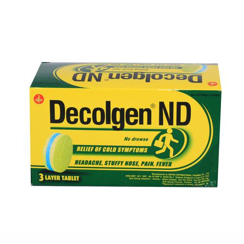 Decolgen ND (Paracetamol, Phenylephrin) United (H/100v)