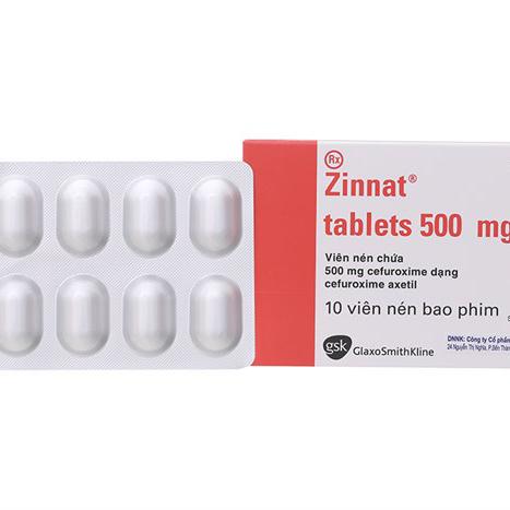 Zinnat 500mg (Cefuroxim) GSK (H/10v)