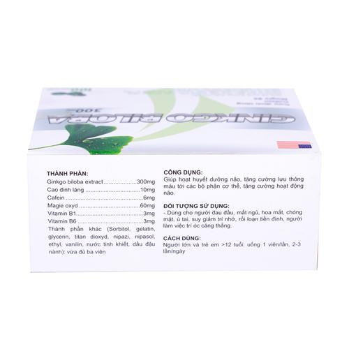 Ginkgo Biloba 300mg DPQT USA (H/100v)