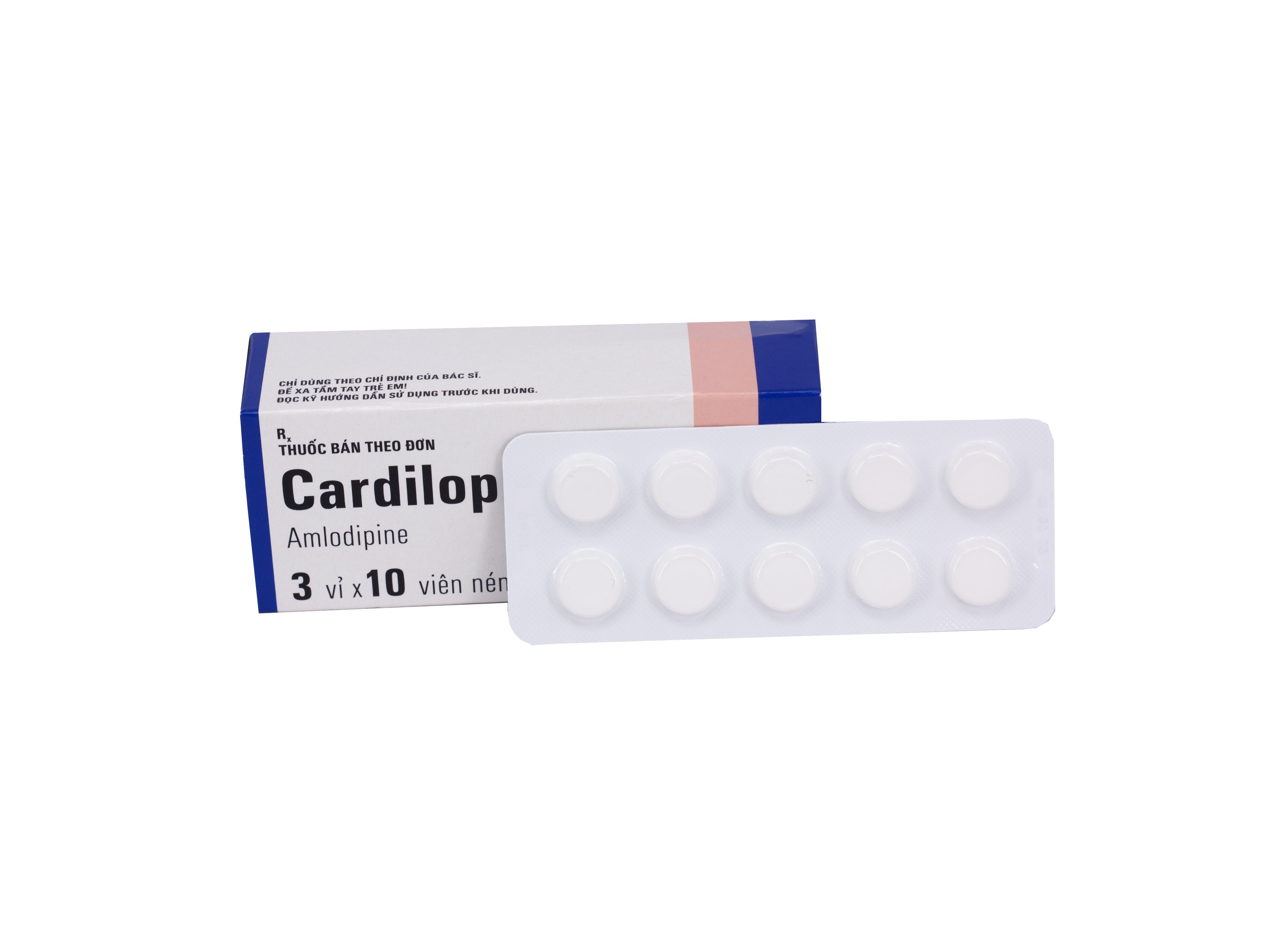 Cardilopin 10mg (Amlodipin) Egis (H/30v)