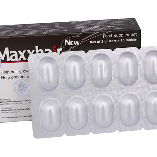 Viên Uống Giảm Rụng, Kích Thích Mọc Tóc​​​​​​​ Maxxhair (H/30v)