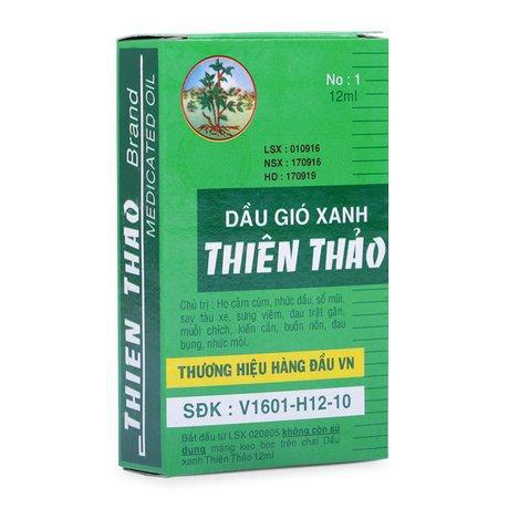 Dầu Gió Xanh Thiên Thảo (H/12c/12ml)