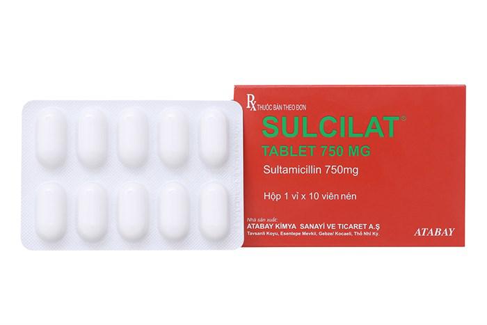 Sulcilat 750 (Sultamicillin) Atabay Kimya (H/10v)