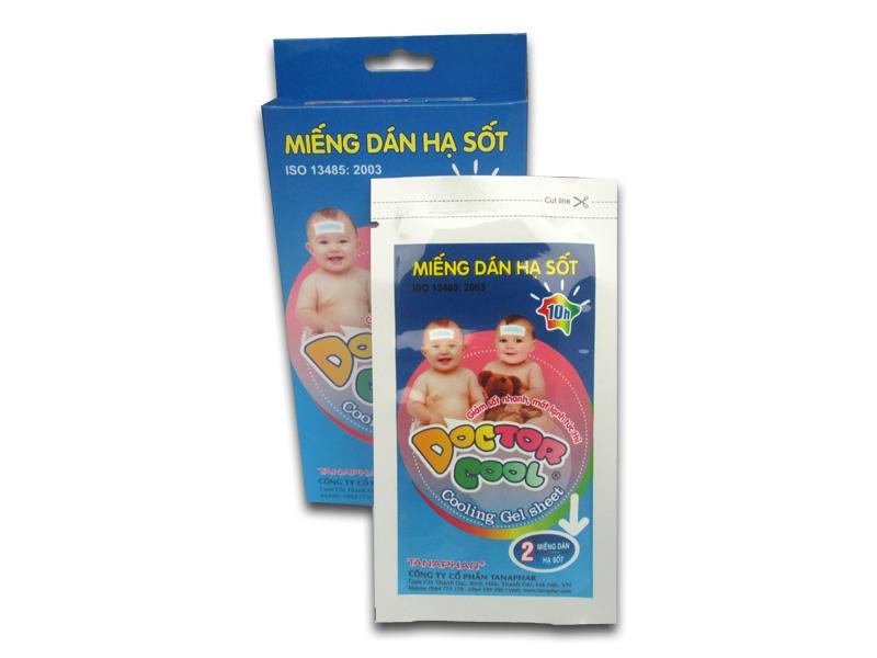 Miếng Dán Hạ Sốt Doctor Cool Tanaphar (H/6m)