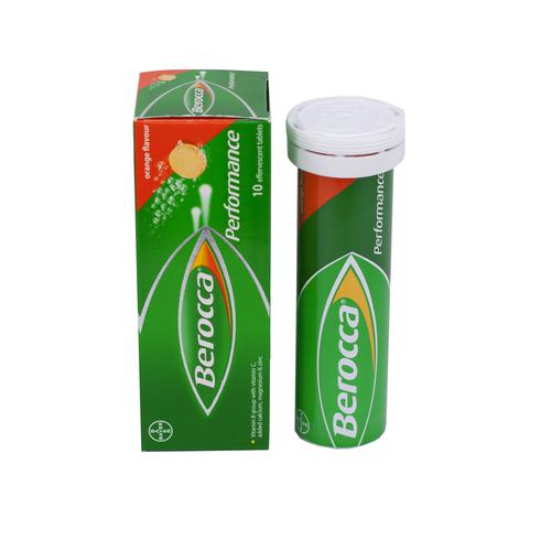 Berocca Performance Orange vị cam bayer (Tuýp/10v)