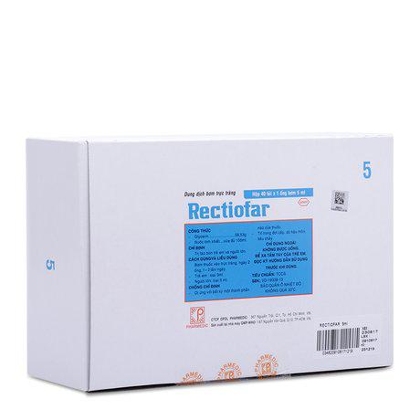 Rectiofar 5ml Pharmedic (H/40túi)