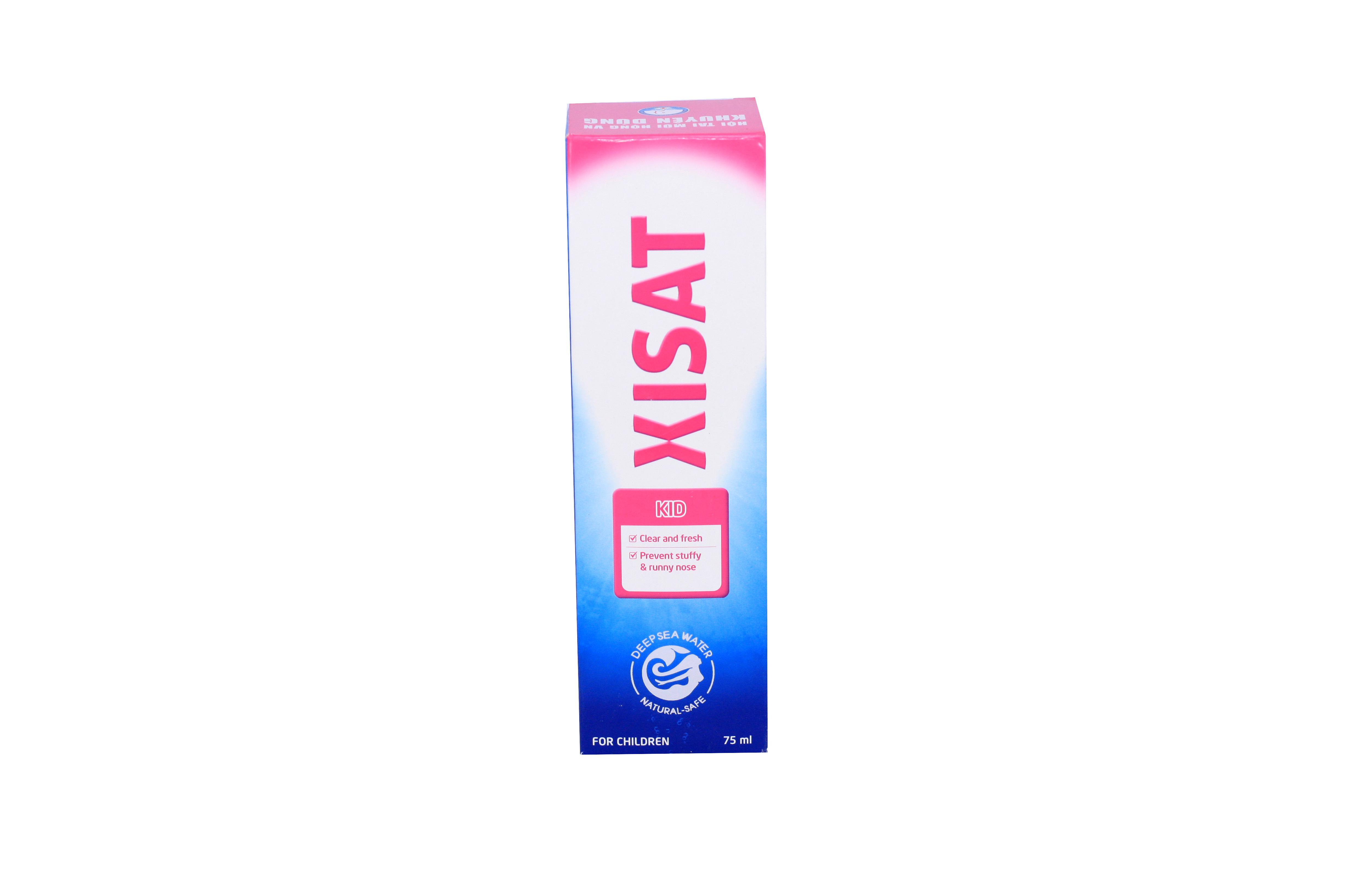 Xịt Mũi Xisat Hồng Trẻ Em Merap (Chai/75ml)
