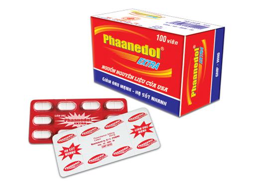 Phaanedol Extra (Paracetamol, Cafein) Usa-Nic (H/100v)