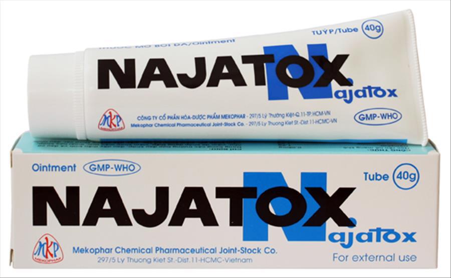 Najatox Cream (Methyl salicylat) Mekophar (Tuýp/40gr)