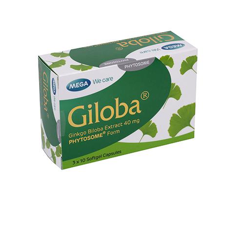 Giloba 40mg (Ginkgo Biloba) Mega (H/30v)