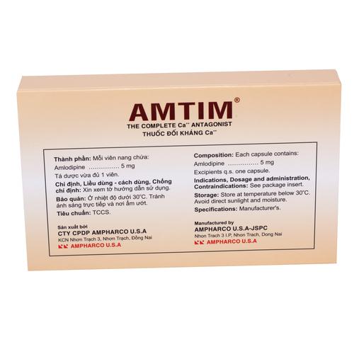 Amtim 5 (Amlodipine) Ampharco (H/30v)