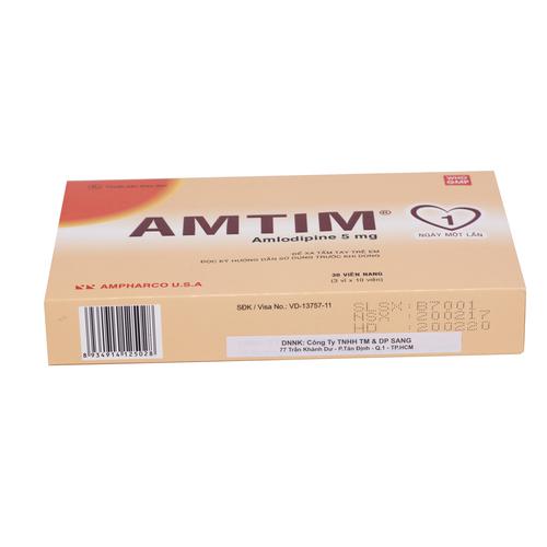 Amtim 5 (Amlodipine) Ampharco (H/30v)