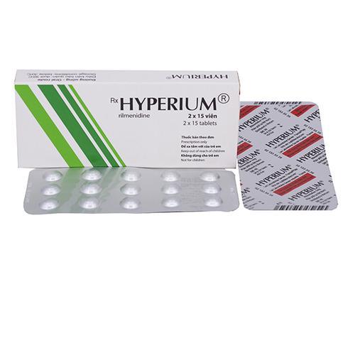 Hyperium 1mg (Rilmenidine) Servier (H/30v)
