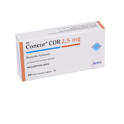 Concor 2.5mg (Bisoprolol) Merck (H/30v)