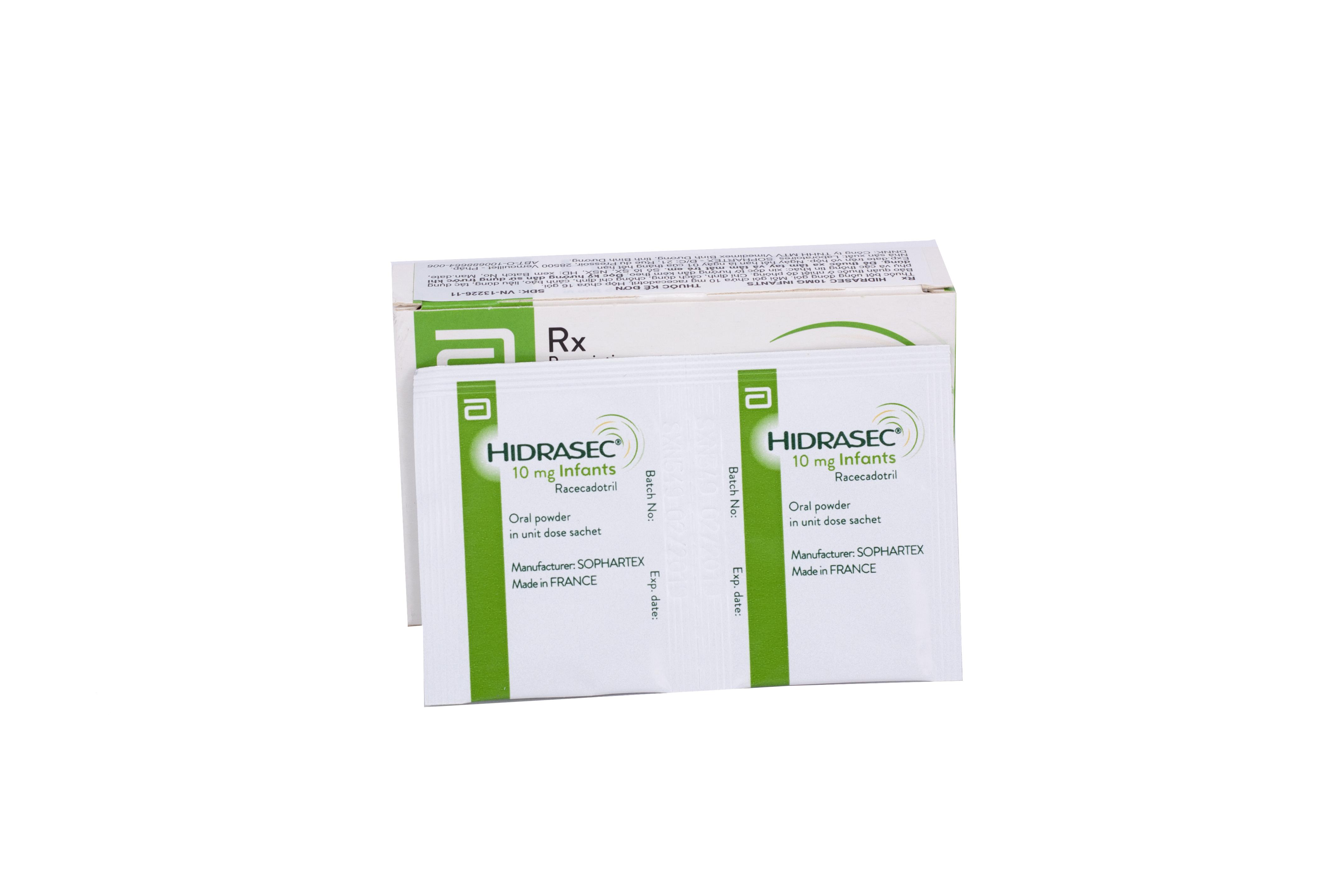 Hidrasec 10mg (Racecadotril) Abbott (H/16g) 