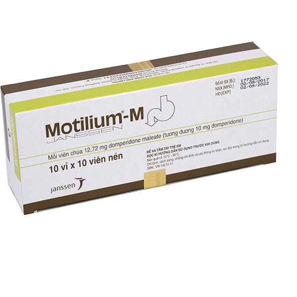 Motilium M (Domperidon) 10mg Janssen (H/100v)
