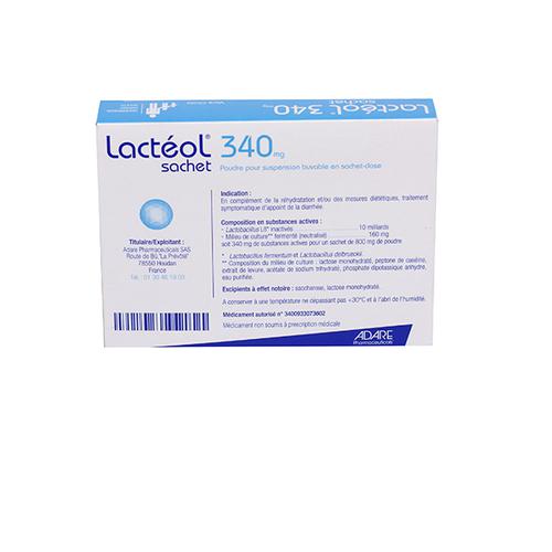 Lacteol 340mg (Lactobacillus) Axcan pharm (H/10 gói)