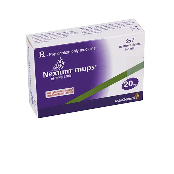 Nexium Mups 20mg (Esomeprazole) AstraZeneca (H/14v)