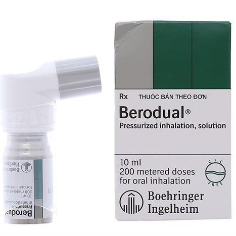 Berodual Xịt (Ipratropium, Fenoterol) Boehringer Ingelheim (C/10ml)