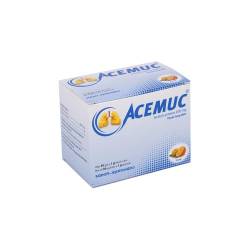 Acemuc 200mg (Acetylcysteine) Sanofi (H/30g) (Gói)