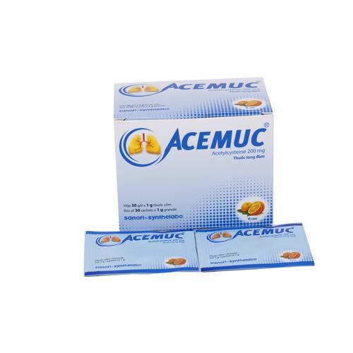 Acemuc 200mg (Acetylcysteine) Sanofi (H/30g) (Gói)