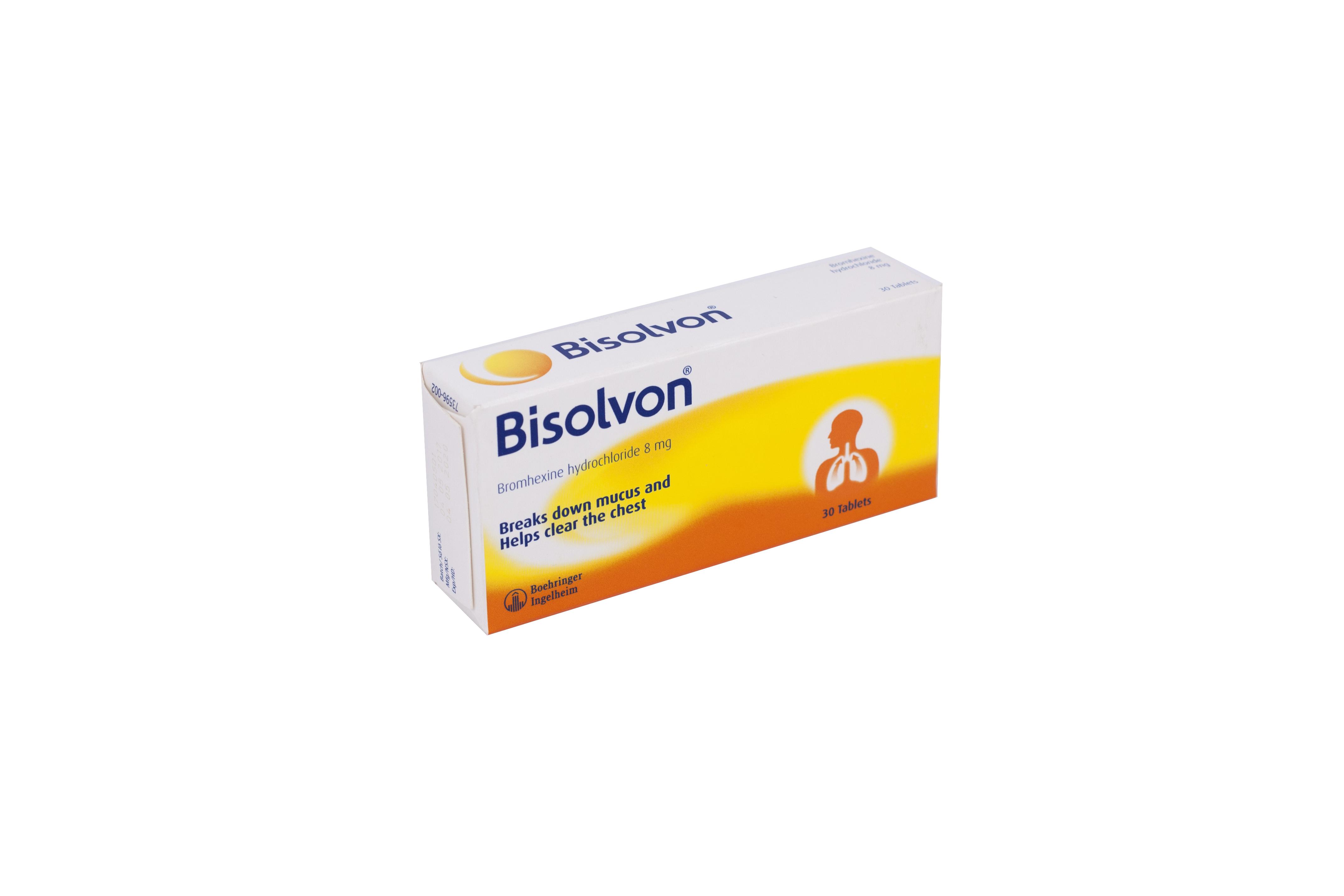 Bisolvon Viên (Bromhexin) 8mg Boehringer Ingelheim (H/30v)