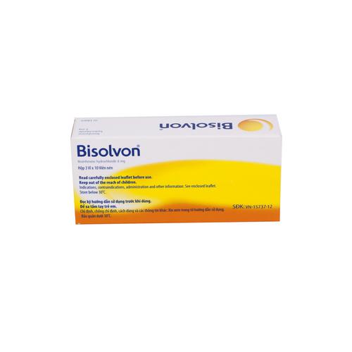 Bisolvon Viên (Bromhexin) 8mg Boehringer Ingelheim (H/30v)