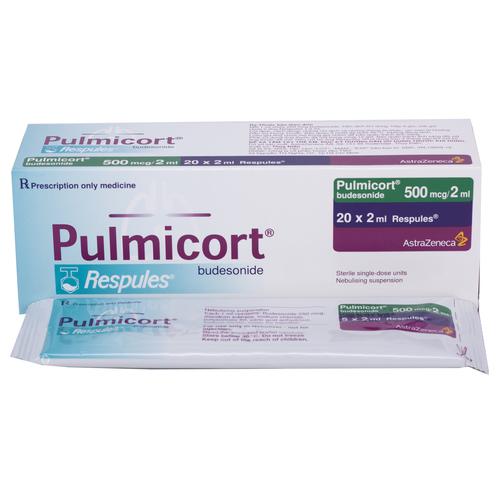 Pulmicort (Budesonide) 500mcg/2ml Astrazeneca (H/20 ống/2ml)