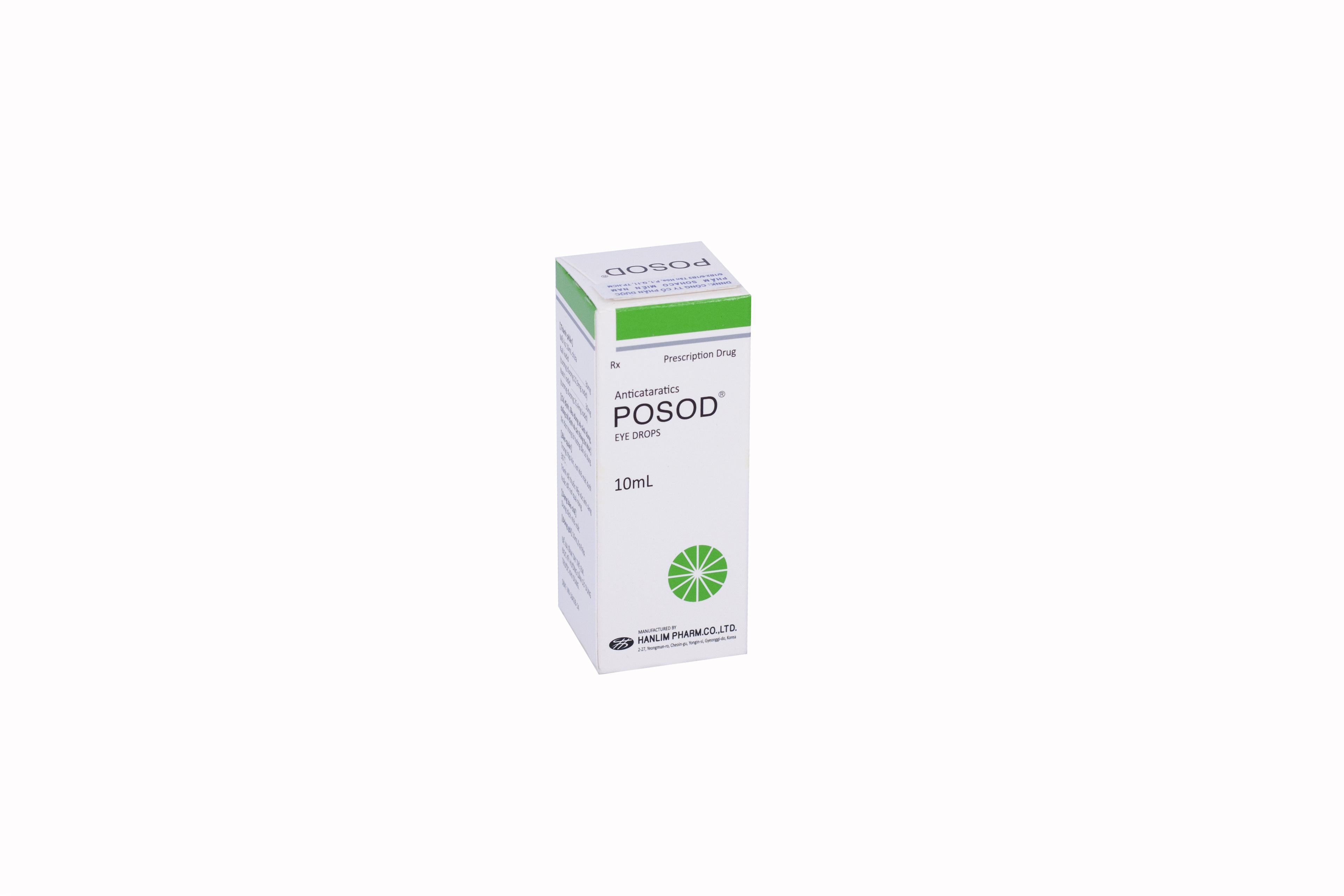 Posod (Kali iod, Natri iodid) Hanlim (H/10ml)