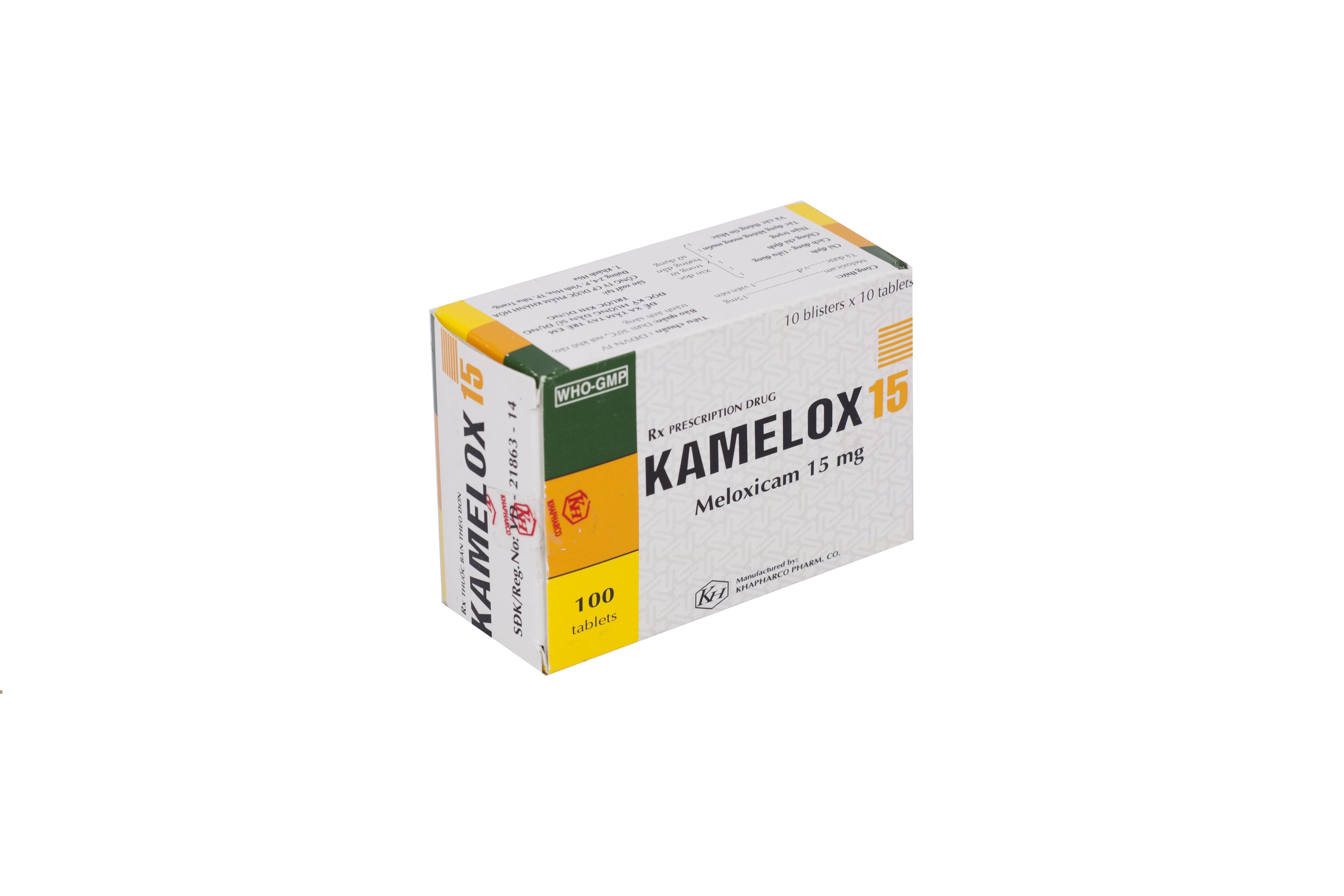 Kamelox (Meloxicam) 15mg Khapharco (H/100v)