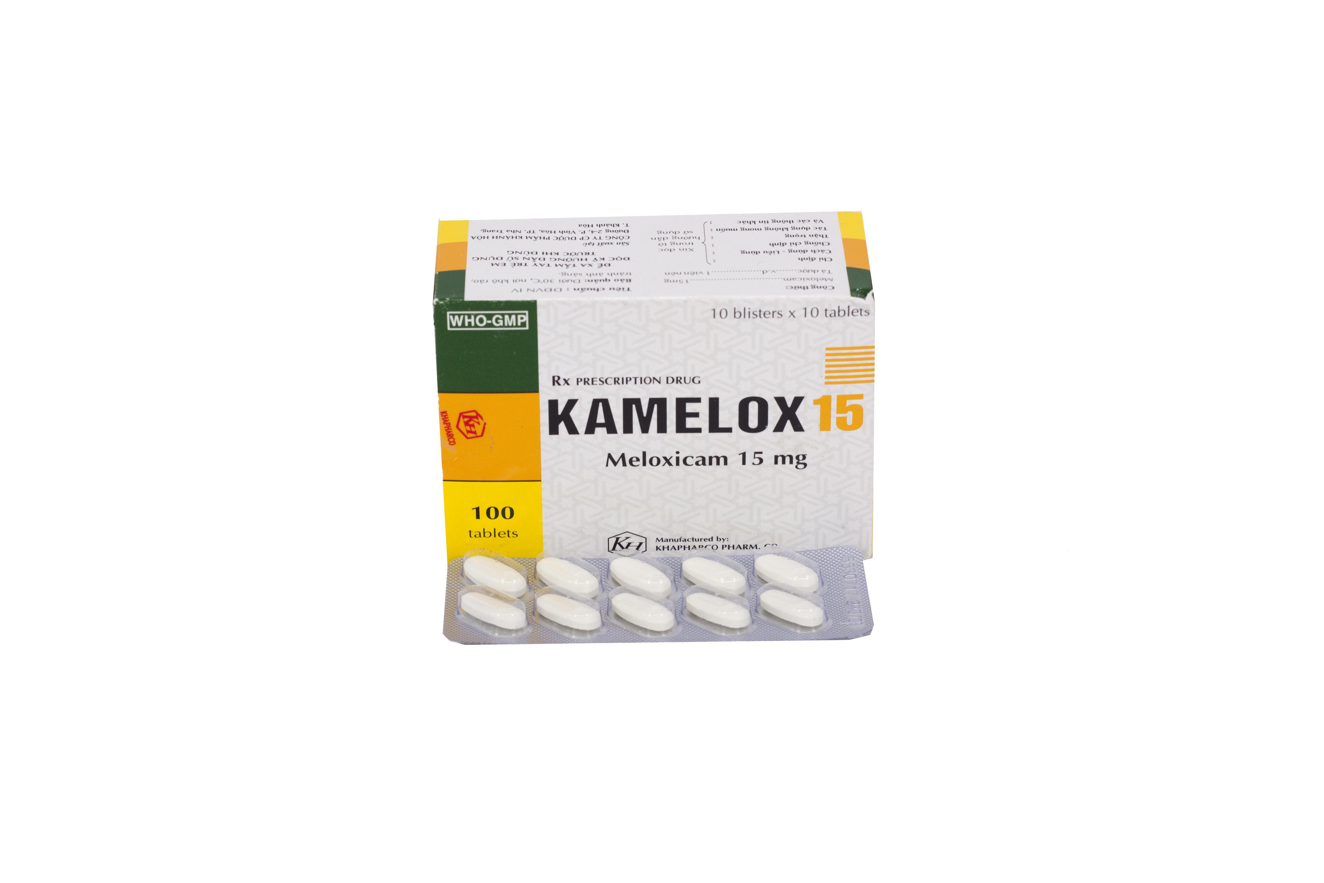 Kamelox (Meloxicam) 15mg Khapharco (H/100v)