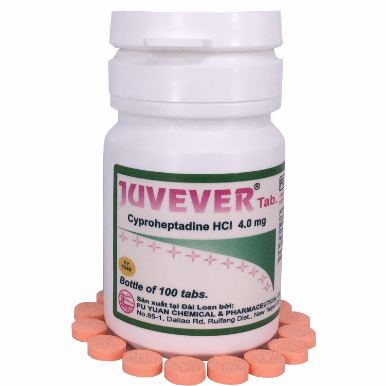 Juvever (Cyproheptadine HCl) 4.0mg Fu Yuan (C/100v)