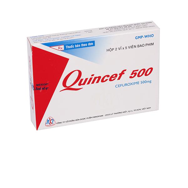 Quincef 500 (Cefuroxim) Mekophar (H/10v)
