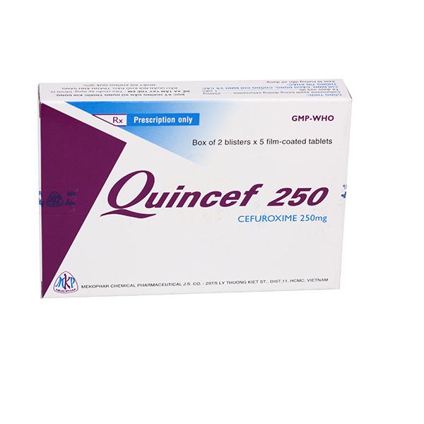 Quincef 250 (Cefuroxim) Mekophar (H/10v)