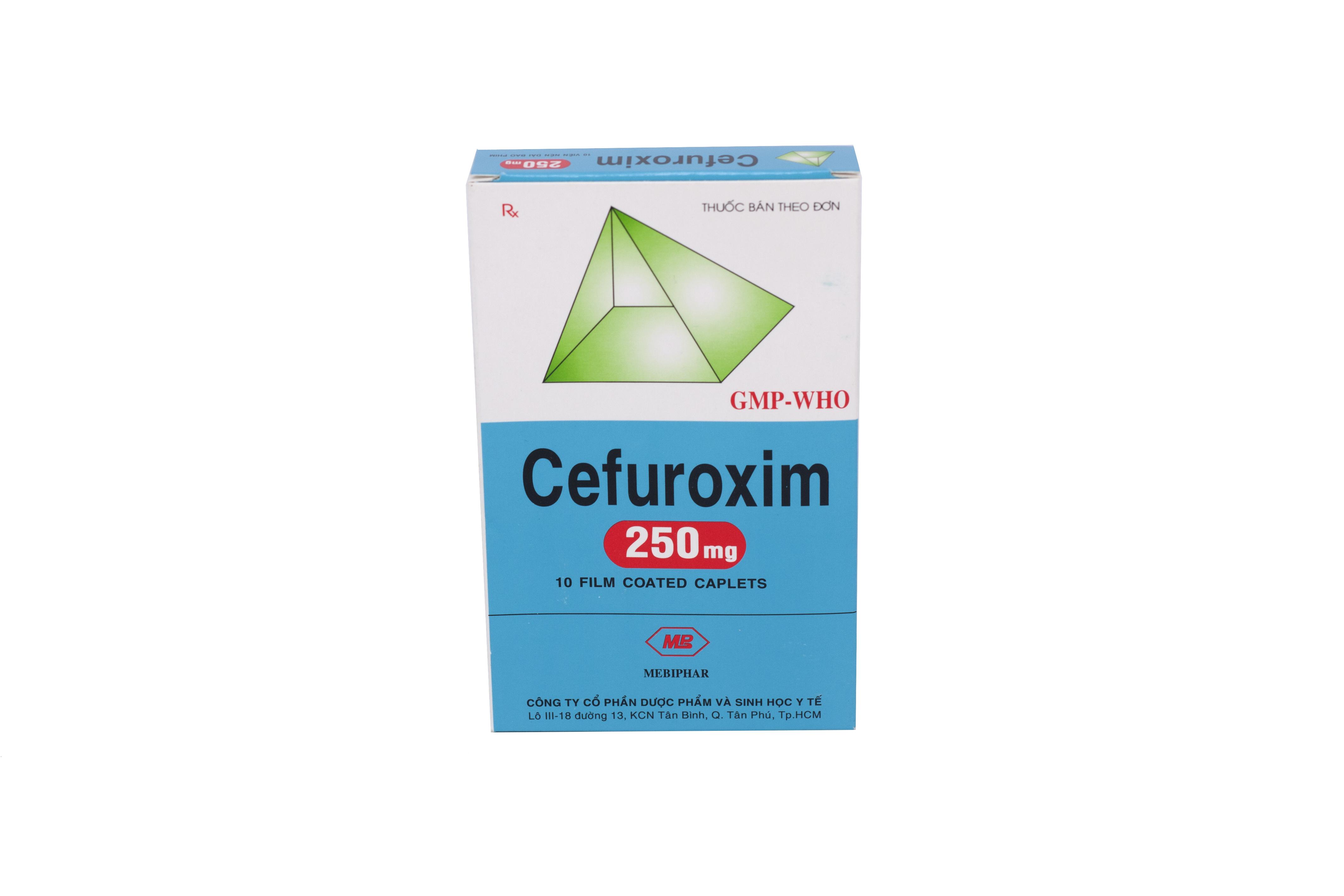 Cefuroxim 250mg Mebiphar (H/10v)