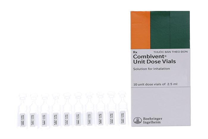 Combivent (Salbutamol, Ipratropium) Boehringer (H/10 ống/2.5ml)