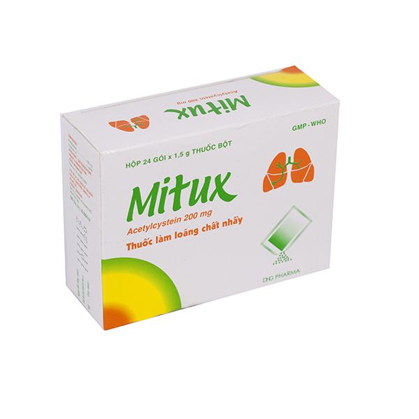 Mitux 200mg (N-Acetylcysteine) DHG Pharma (H/24g/1.5g)