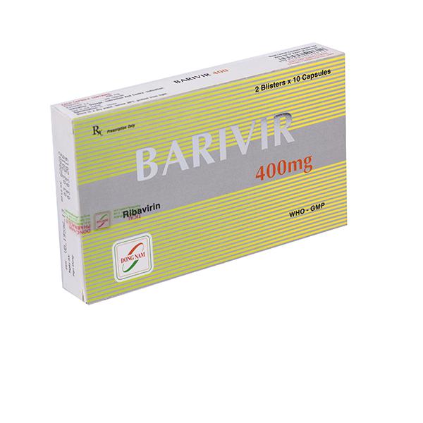 Barivir (Ribavirin) 400mg Đông Nam (H/20v)