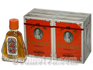 Dầu Thái Đỏ Siang Pure Oil (Lốc/12c/7ml) (Lớn)