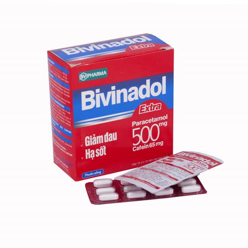 Bivinadol 500 Extra (Paracetamol, Cafein) BV Pharma (H/180v)