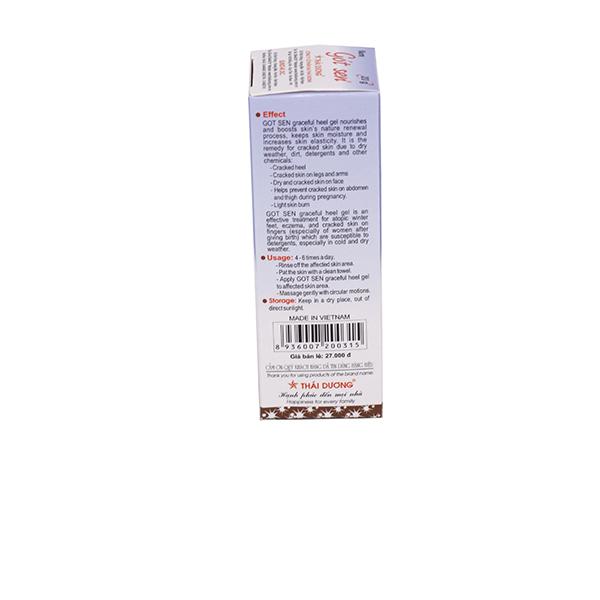 Gót Sen Thái Dương (kem) (Tuýp/20gr)