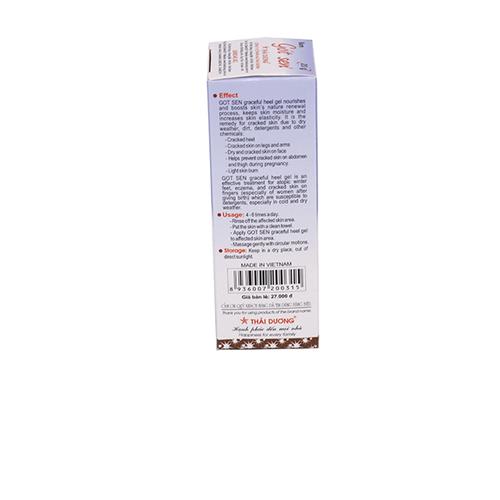 Gót Sen Thái Dương (kem) (Tuýp/20gr)