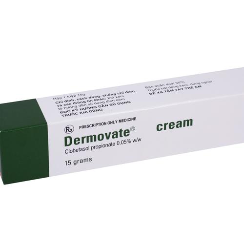 Dermovate Cream (Clobetasol) GlaxoSmithKline (Tuýp/15gr)