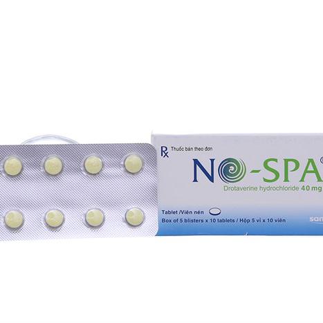 No-Spa (Drotaverin) 40mg Sanofi (H/50viên)